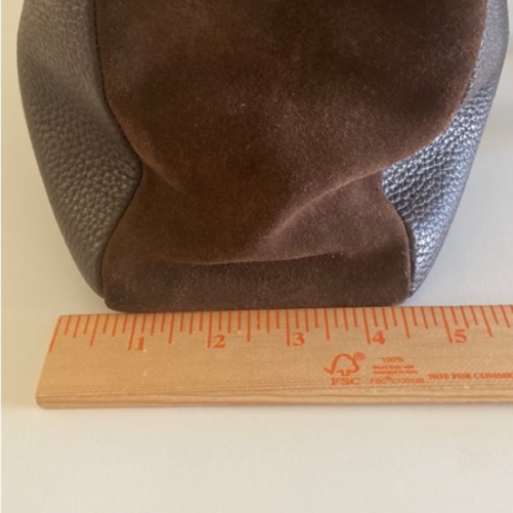 Brighton Brown Leather and Suede Bag - Picture 8 of 14